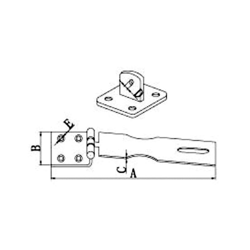 Stainless Steel Hasp and Staple - 2