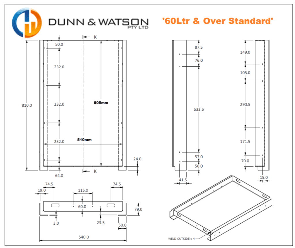 4wd Fridge Slides - 60LTR & Over - 2