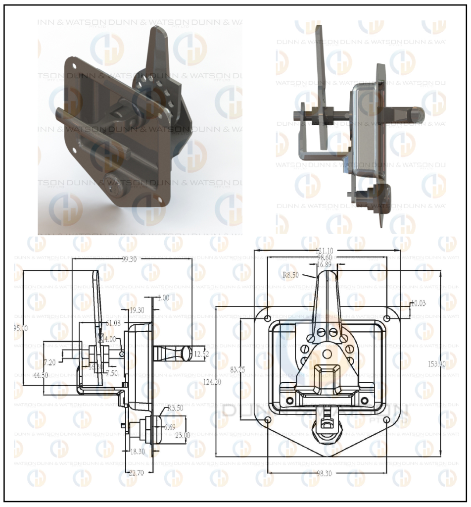 folding t handle CAD 2.0