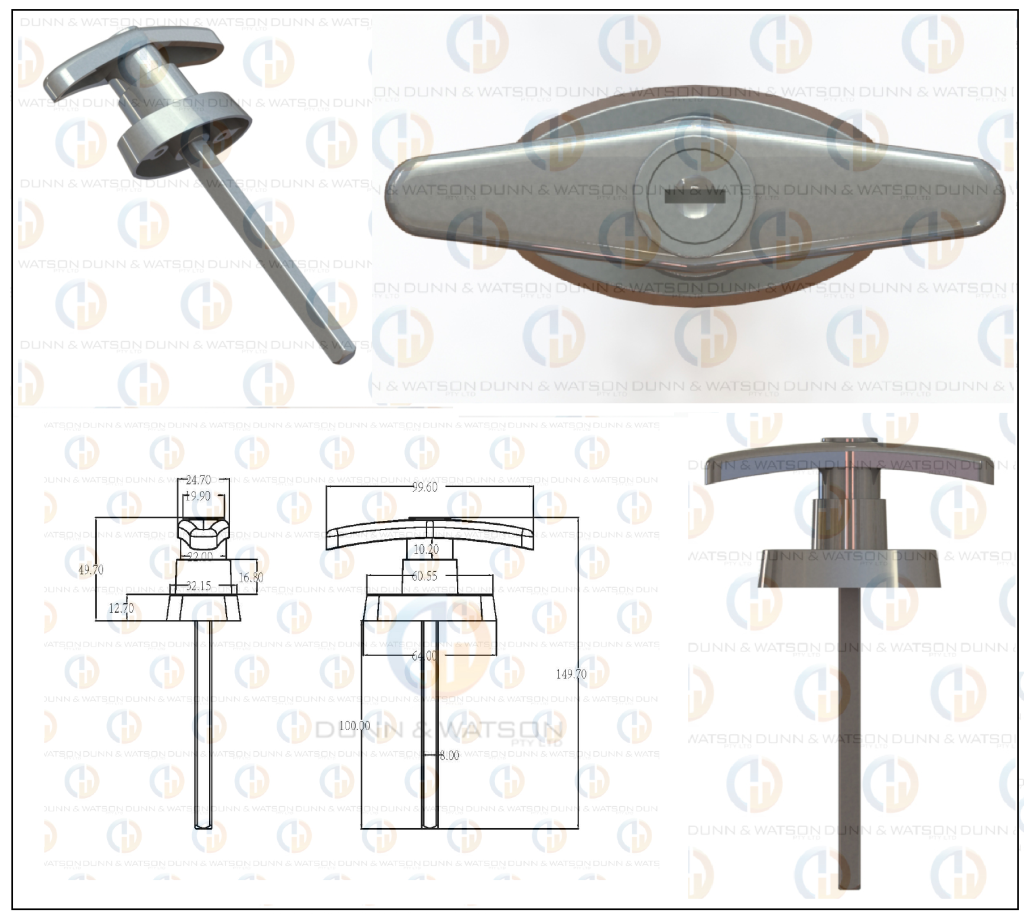 new cad rf t handle