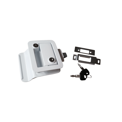 Trailer Door Lock - White - 13