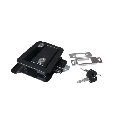 Trailer Door Lock - Black - 1