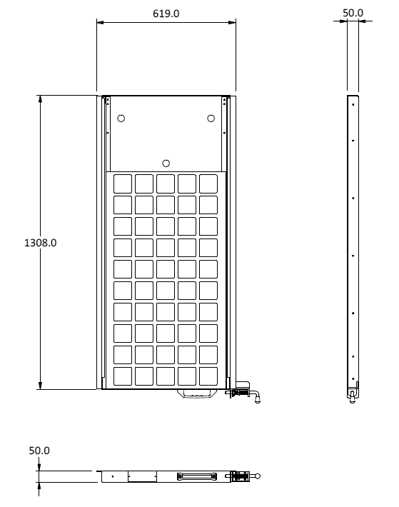 80W slide out solar panel