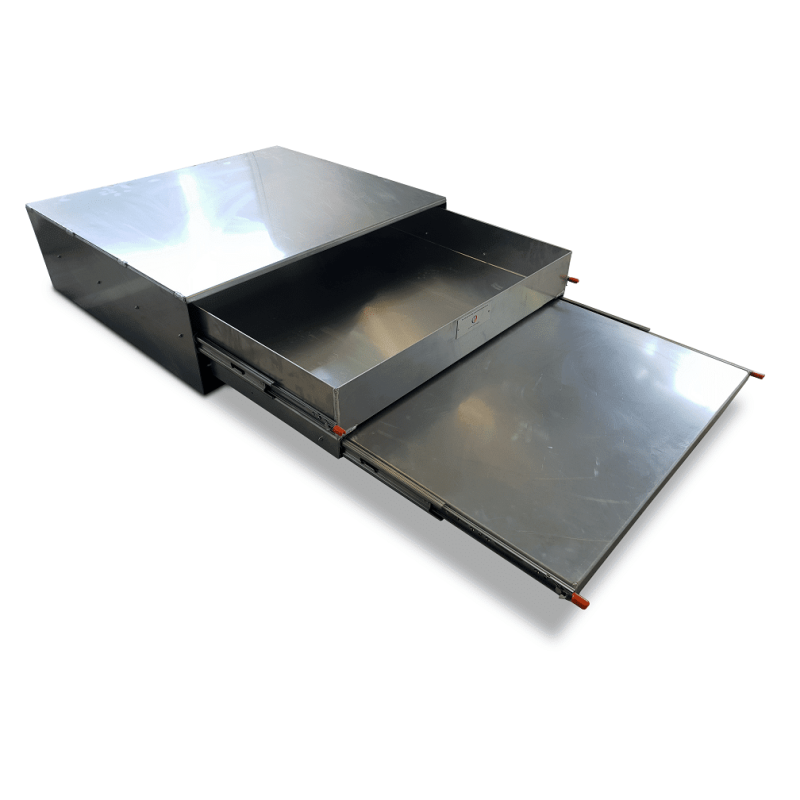 Canopy Cargo Drawer + Slide Out Bench 670mm W x 600mm D x 260mm H (Aus Made) - 2