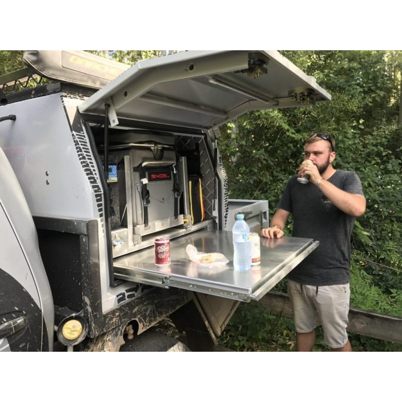 Outdoor Refreshment By Off Road Vehicle