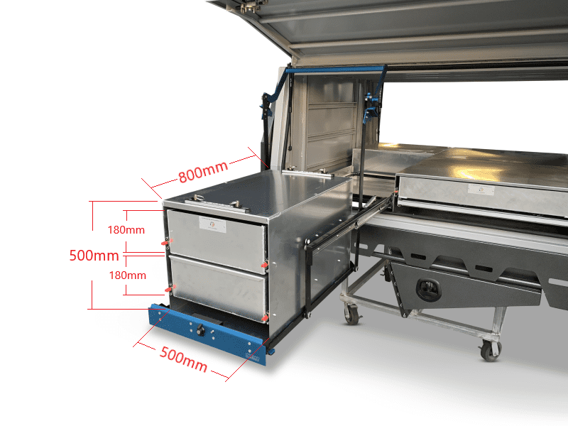 drop kitchen dimensions