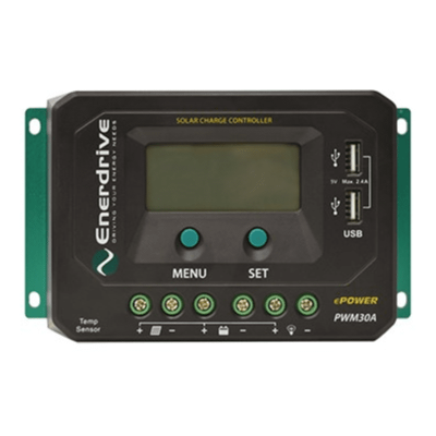 Enerdrive ePOWER PWM 30A Solar Charge Controller - 1