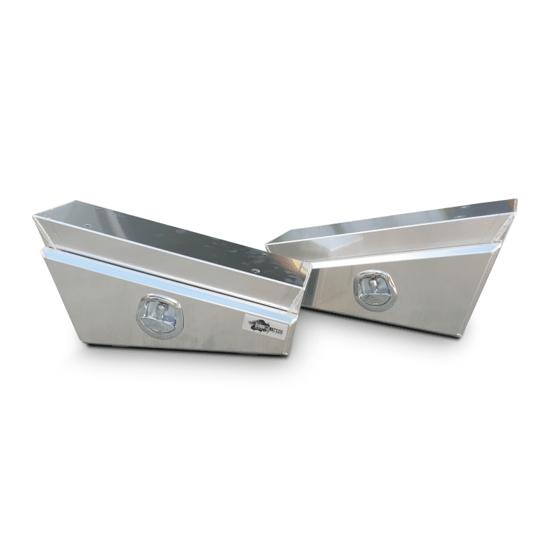 Single Tapered Rope Rail Ute Tray Toolbox (Pair / Australian Made) - 1