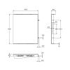 Aluminium Bench to suit Standard Fridge Slides (Australian Made) - 6