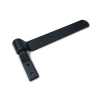 235mm Strap Hinge Kit – Black Powder Coated - 2