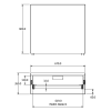 Canopy Cargo Drawer + Slide Out Bench 670mm W x 600mm D x 260mm H (Aus Made) - 1