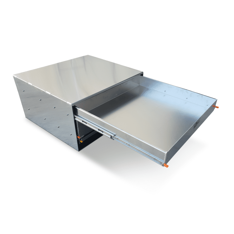 Double Canopy Cargo Drawer + Bench 900mm W x 800mm D x 450mm H (Aus Made) - 5