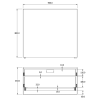 Double Canopy Cargo Drawer + Bench 900mm W x 800mm D x 450mm H (Aus Made) - 2