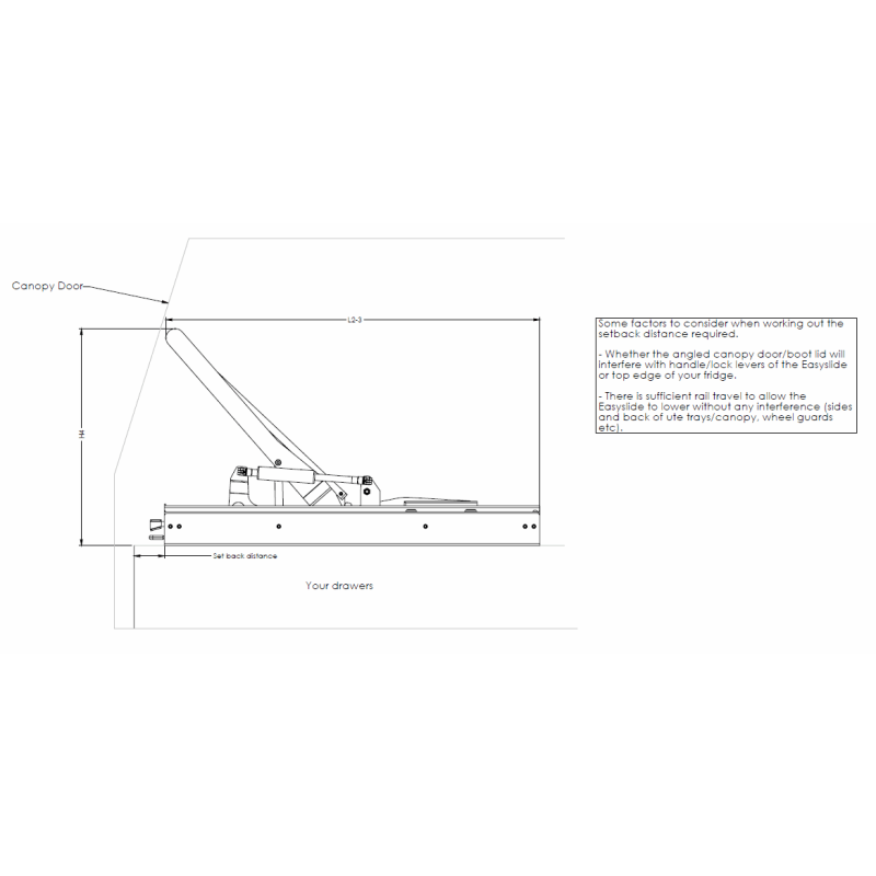 Clearview Easy Fridge Slide ES-220 Plus - 3