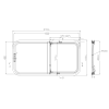 Curved Sliding Van Window - 8