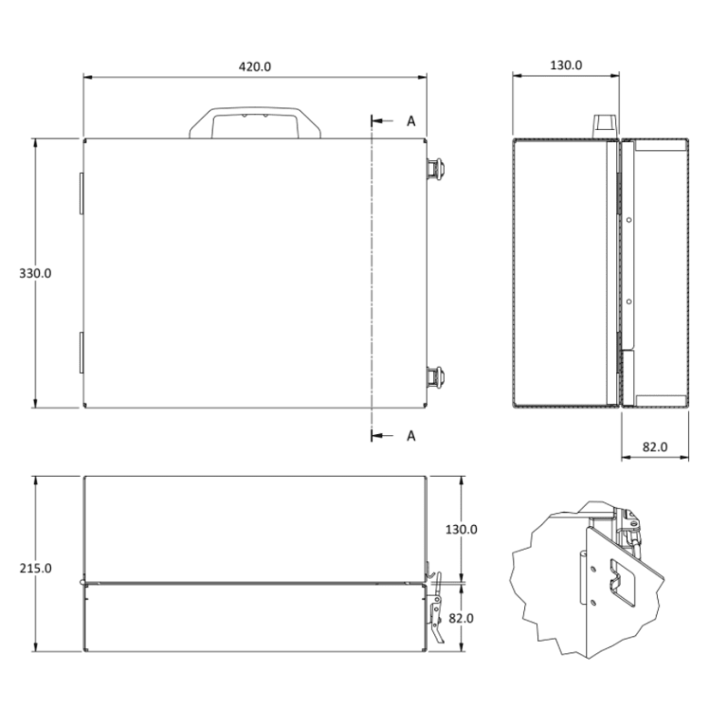 Portable Gas Burner Carry Case (Australian Made) - 7