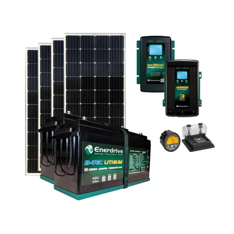 Enerdrive Trip In A Van Solar and Lithium Battery Off Grid Bundles - 1