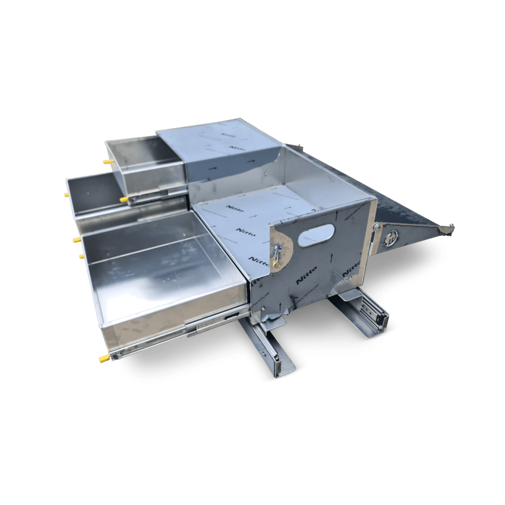 Pull Out Trailer Kitchen with Burner Bay (Australian Made) - 1