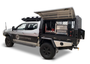 Dunn Watson 4wd Tradie Tray 4x4 Canopy and custom fitout 2
