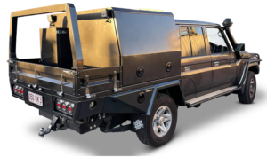 Dunn Watson Tourer Tray and Deluxe Canopy on Landcruiser 79 Series 2