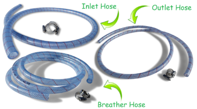 fresh water hose kit inclusions