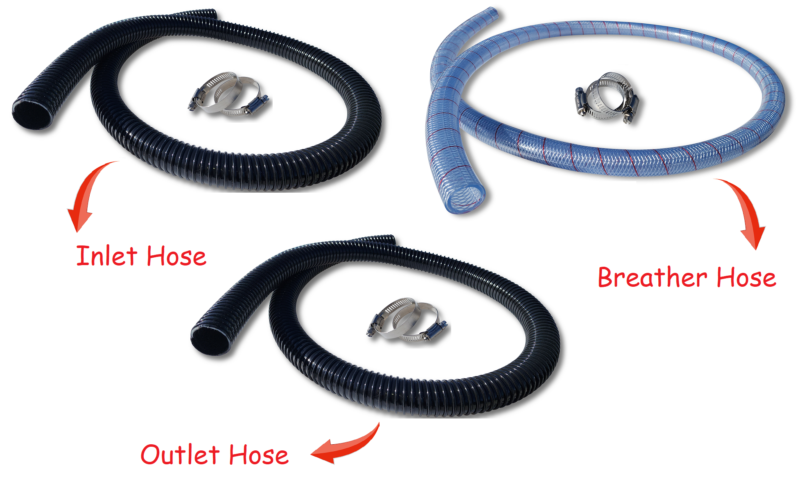 waste water hose kit 1 button