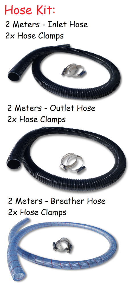 waste water hose kit inclusions