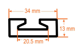 anchor track dimensions