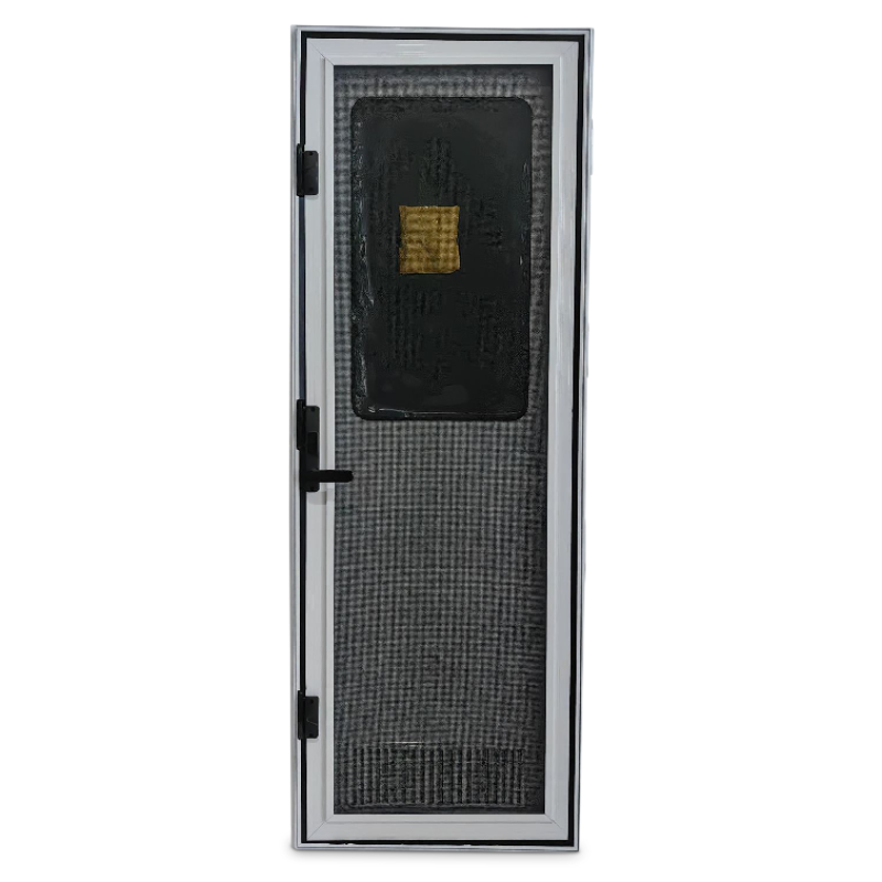 White Caravan Door Square Top - 4