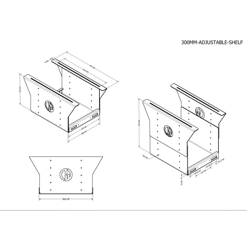 4x4 Adjustable Canopy Shelf - 1