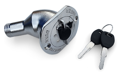 Stainless steel key lockable water filler 1
