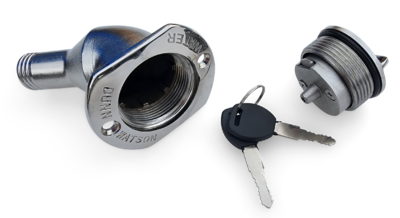 Stainless steel key lockable water filler 4