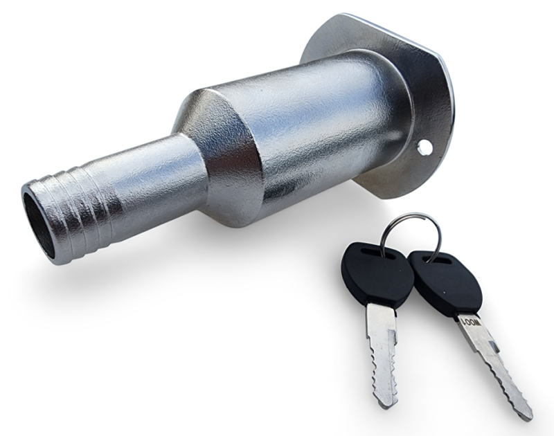 Stainless steel key lockable water filler 7