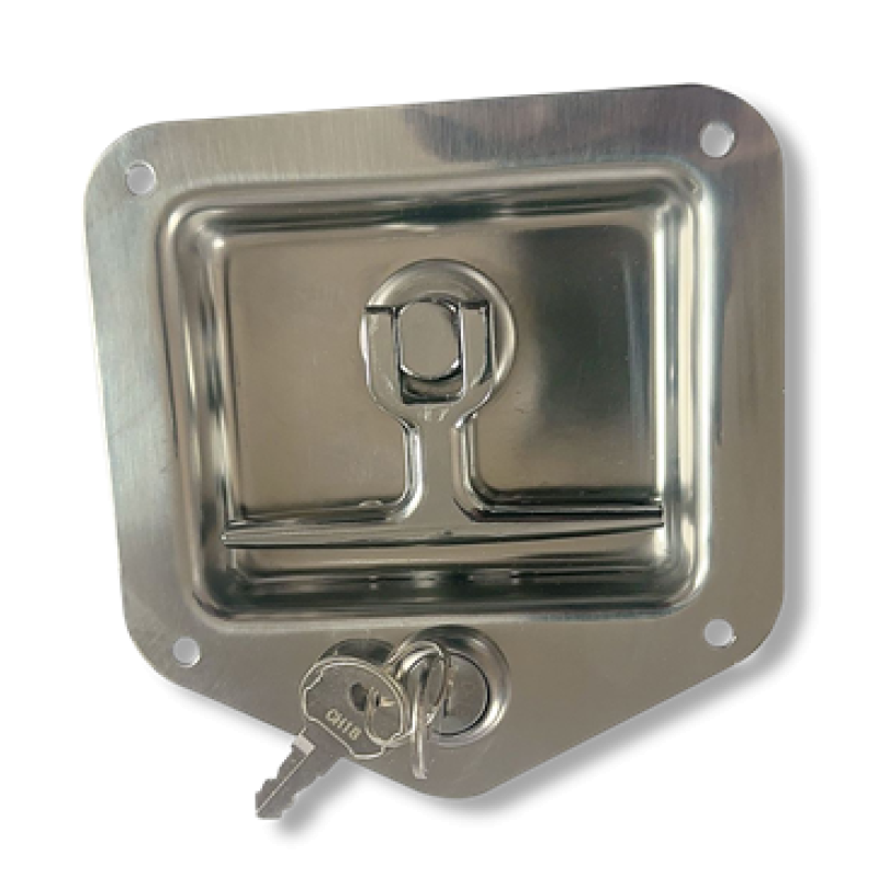 Stainless Steel Recessed Latch With Keys