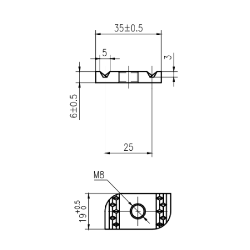 Channel Nut No Spring