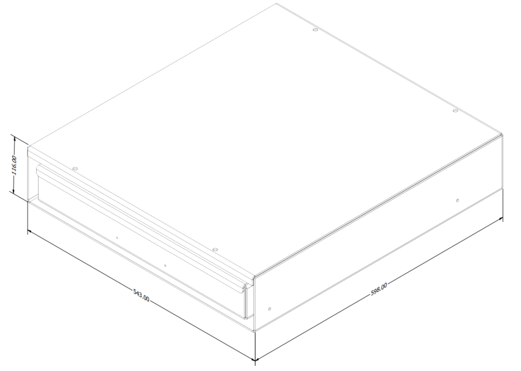 Bench with Cutlery Drawer to suit 4wd Upright Fridge (Aus Made) - 4