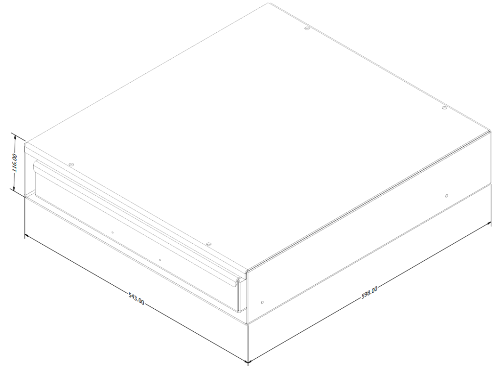 Bench with Cutlery Drawer to suit 4wd Upright Fridge (Aus Made) - 4