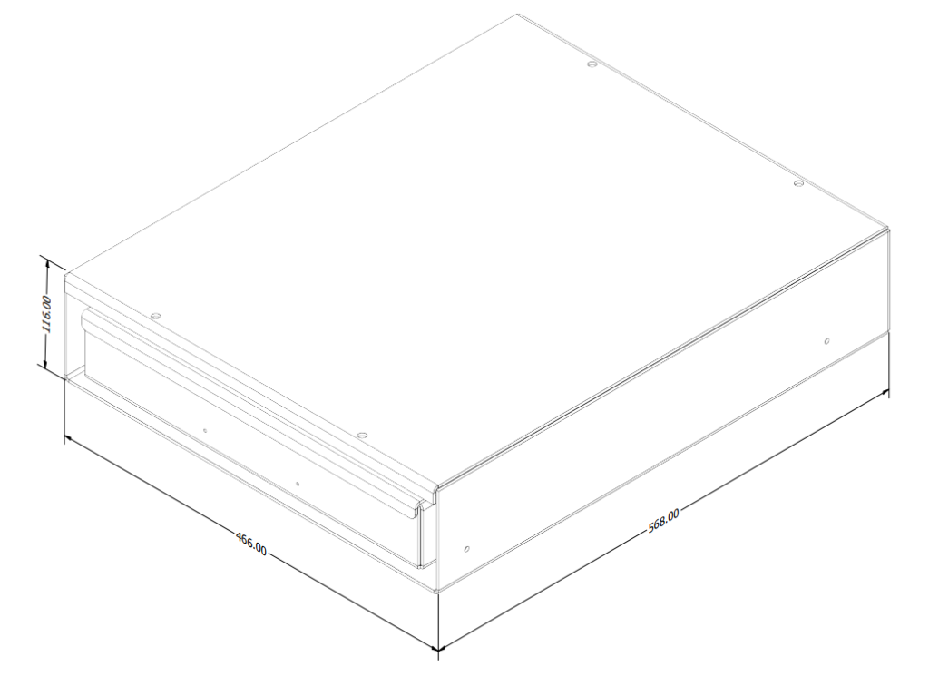 Bench with Cutlery Drawer to suit 4wd Upright Fridge (Aus Made) - 4