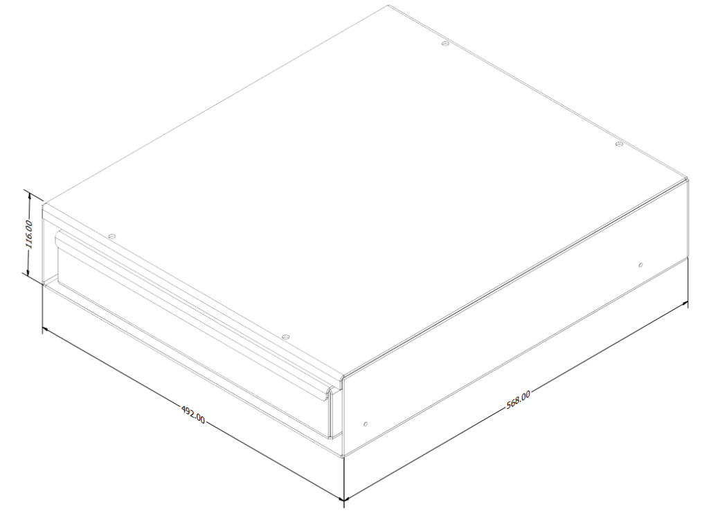 Bench with Cutlery Drawer to suit 4wd Upright Fridge (Aus Made) - 4