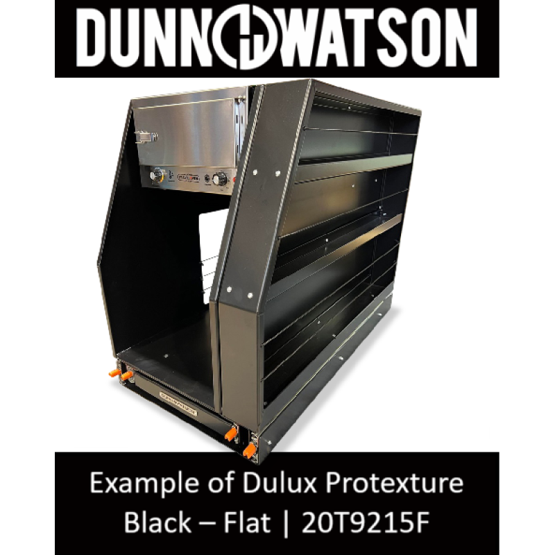 Custom designed 4wd canopy pantry pro textura black