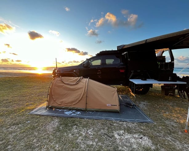 Dunn & Watson Camp Mat On The Beach