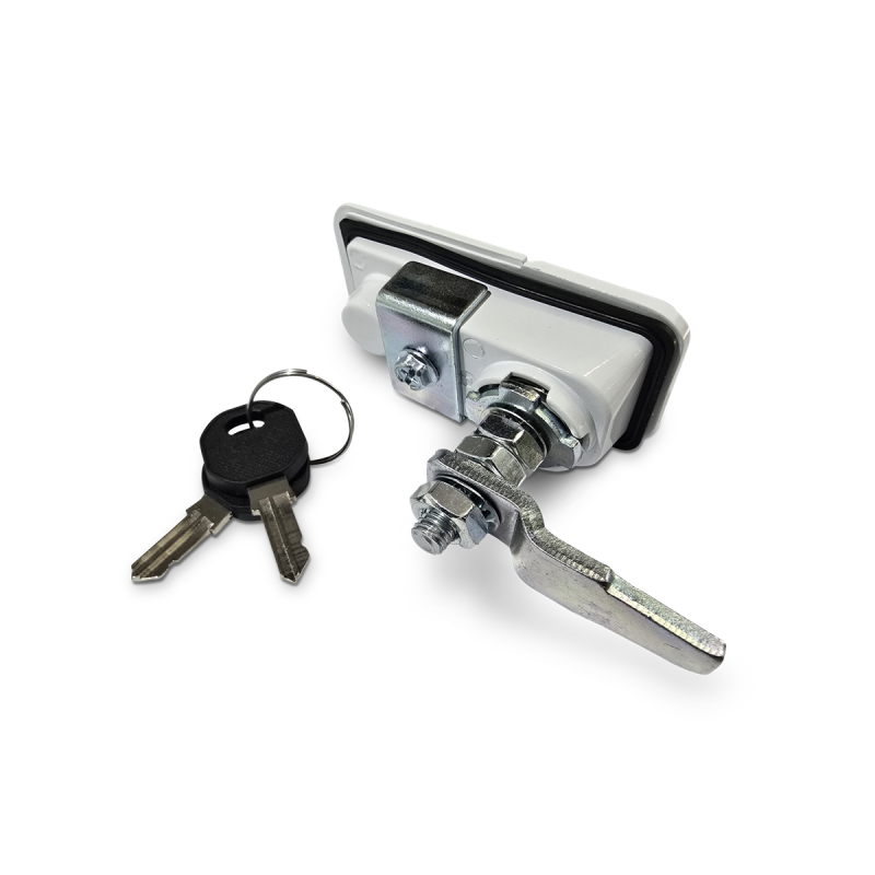 Caravan Access Door Twist Lock - White - 4