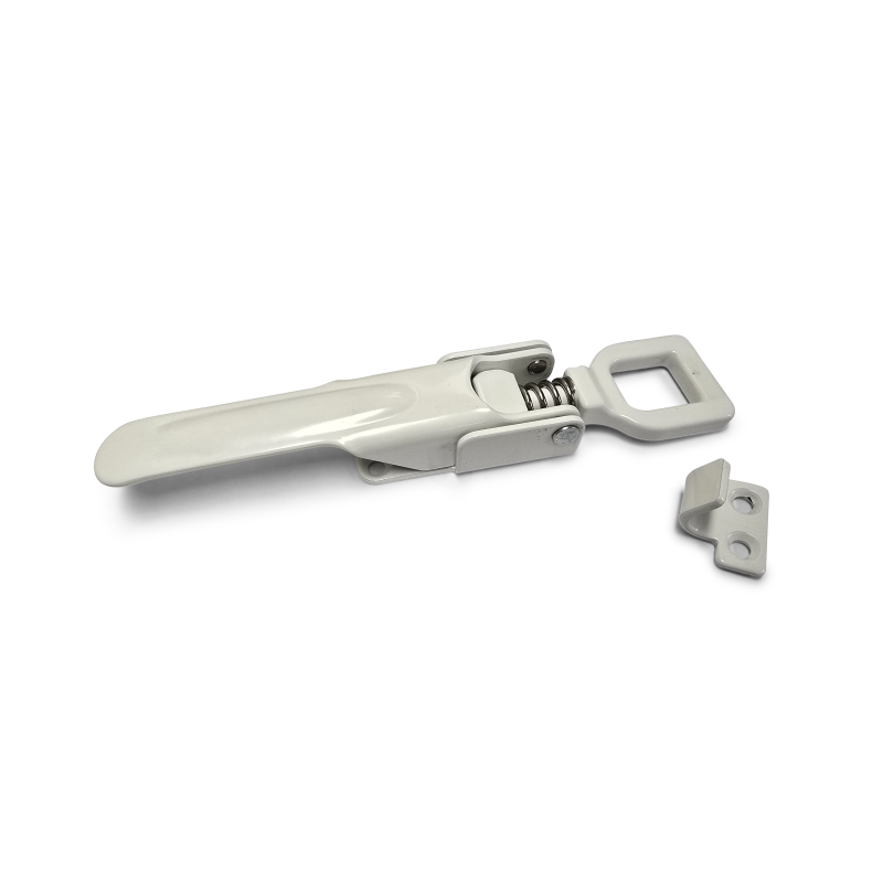 Heavy Duty Stainless Steel Over Center Fastener Powder Caoted White 1