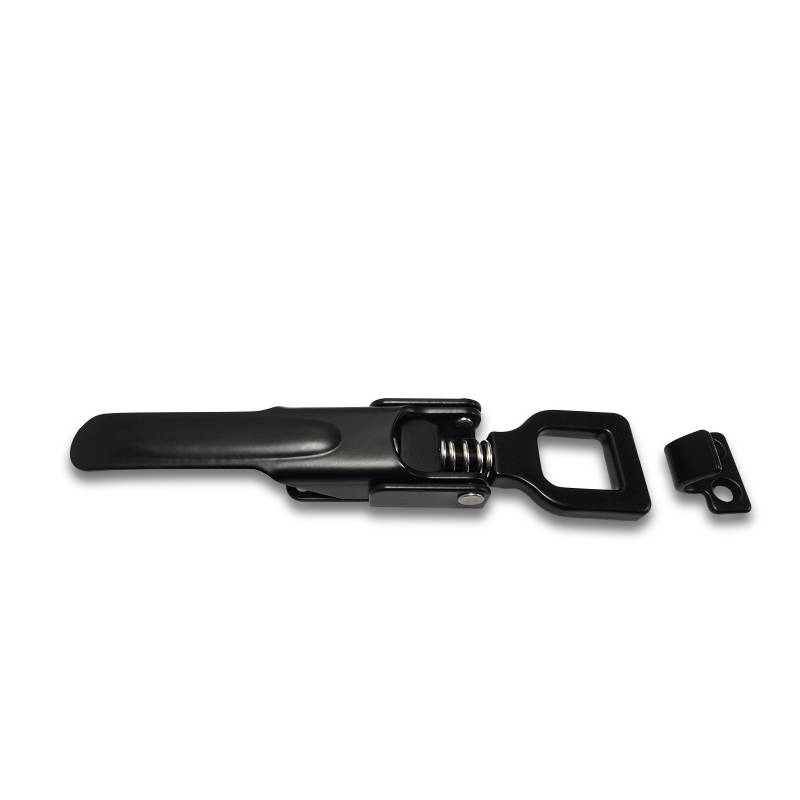Heavy Duty Stainless Steel Over Center Fastener Powder Coated Black 1