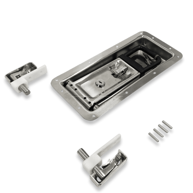 16mm Stainless Steel Recessed Truck Door Cam 4