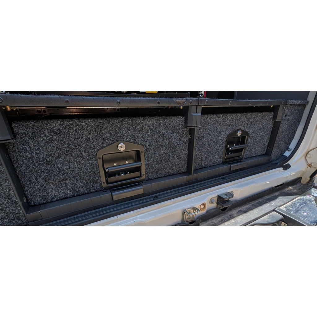 Black Cargo Drawer Locks On Custoemrs 4wd Drawers