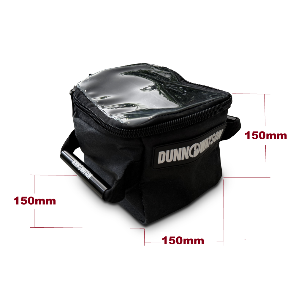 Dunn & Watson Tiny Clear Top Canvas Bag Dimensions