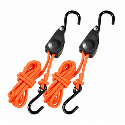 68kg Rope Ratchet Tie Down (Pair) - 1