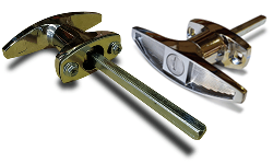 Chrome Front And Rear T Handles