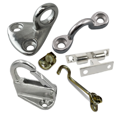 Stainless Steel Marine & Boating Button Images Eyelets, Hooks And Catches
